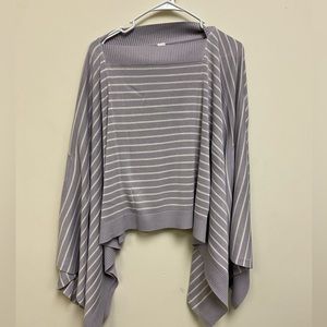 - NWOT Lululemon lavender poncho sweater